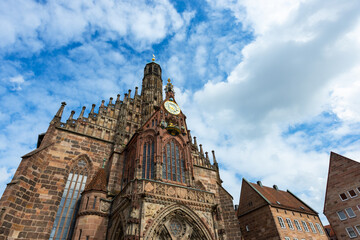 Obraz premium Church of Our Lady (Frauenkirche) , Nuremberg , Germany.