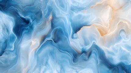 Obraz premium Swirling Fluid Dynamics of Colorful Abstract Shapes and Patterns