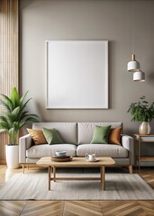 modern living room mockub