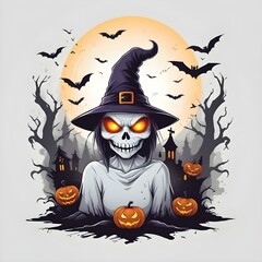 Halloween t-shirt design