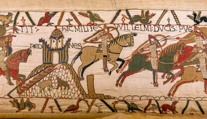 Bayeux tapestry, normandy, France