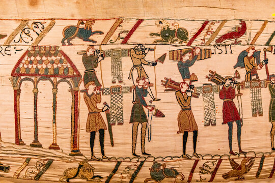 Bayeux tapestry, normandy, France