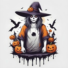 Halloween design for t-shirt