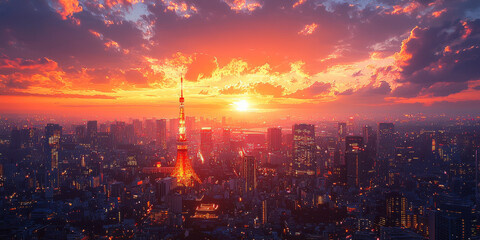 Fototapeta premium 東京風景