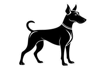 Dog Silhouette Vector Illustration