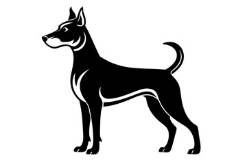 Dog Silhouette Vector Illustration