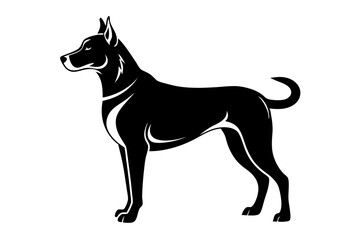 Dog Silhouette Vector Illustration