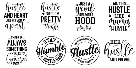 Fototapeta premium Minimalist I'M Just Here For The Typography, Quotes Set Vector Illustration for Advertising, Vouchers, Advertisement