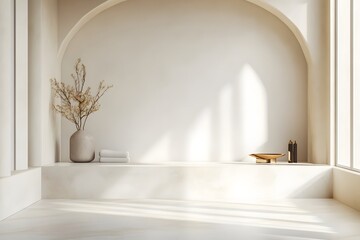 Elegante Pr&auml;sentationsbereiche mit stilvoller Dekoration und Copyspace