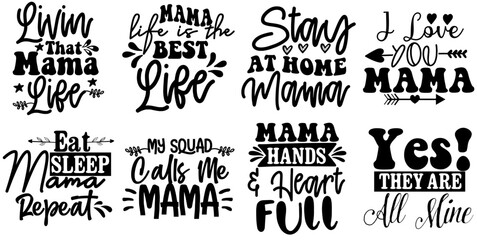 Colourful Mardi Gras Quotes, Calligraphic Lettering Bundle Vector Illustration for Advertisement, Mug Design, Motion Graphics