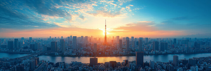 Obraz premium 東京風景