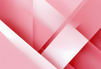 Obraz premium Abstract background with overlapping geometric shapes in shades of pink, creating a layered effect.