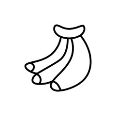 banana line icon
