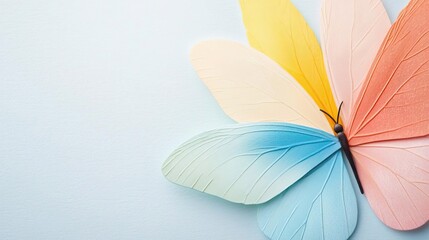 Close-up of colorful butterfly wings