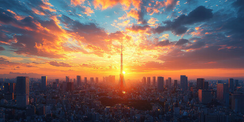 Fototapeta premium 東京風景