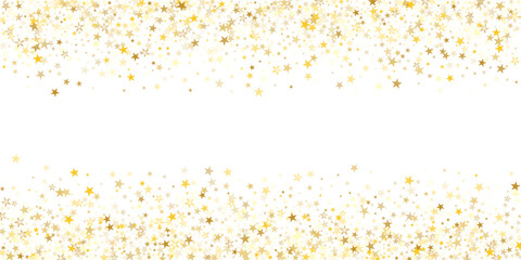 Gold spray dot on black background. Gold circle, round frame.  Shiny Holiday Light Effect. Vector Illustration.