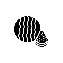 watermelon glyph icon