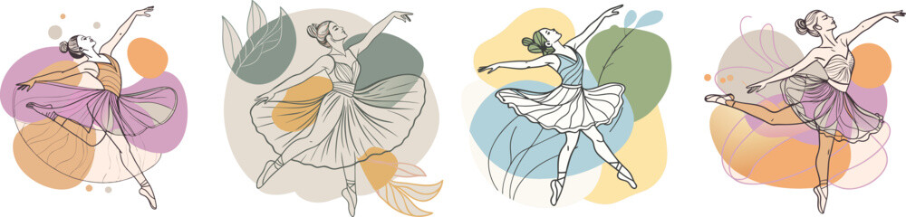 Inclusive Dance and Ballet Vector, Illustration, for various uses © webechdigital