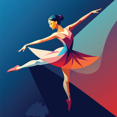 Inclusive Dance and Ballet Vector, Illustration, for various uses