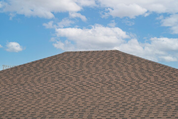 A soft roof on the house. Roof installation and repair.