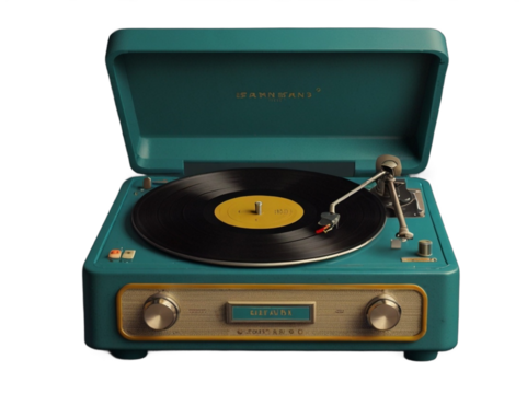 old vinyl record player
