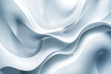 Obraz premium Abstract Gray and White Wavy Surface