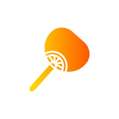 hand fan gradient icon