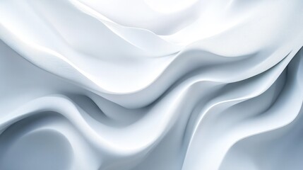 Obraz premium Abstract White Curved Lines and Surfaces