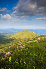 View from mountain peak. Šiljak, Rtanj, Serbia