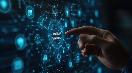 Obraz premium Artificial Intelligence Concept