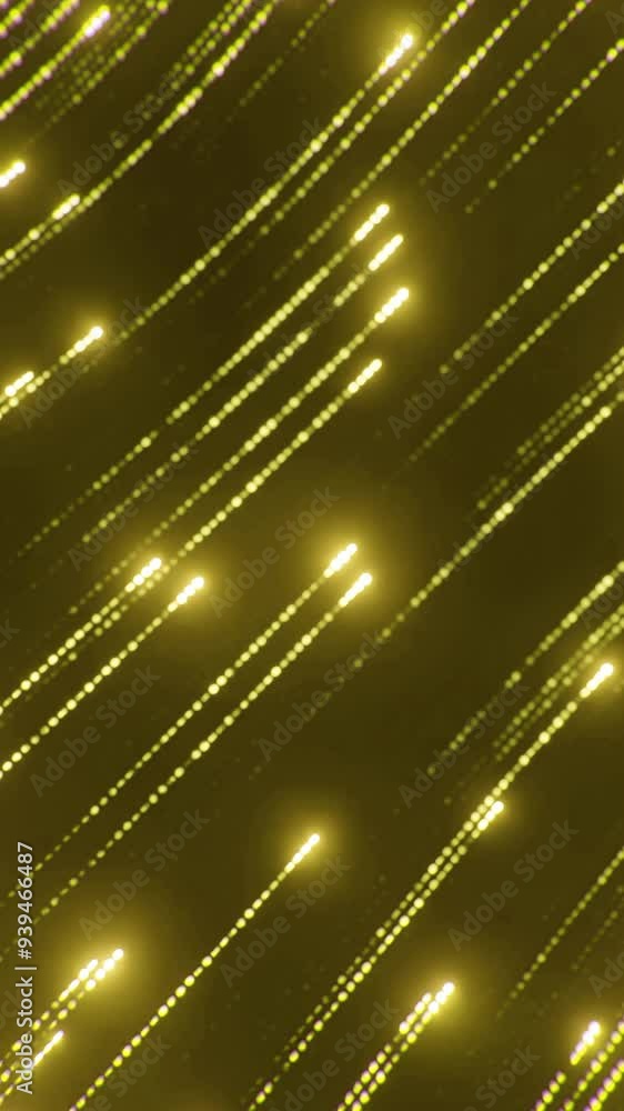 Poster bright stream of luminous lines. design. abstract information flow from luminous stream of lines. co
