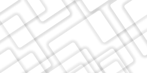 Obraz premium Abstract Minimal Geometric background with triangular bright light with soft shadows as pattern. White minimal line design. baseness technology and communication concept Decoration arrow design. 