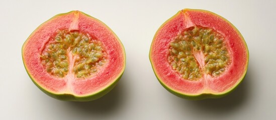 Two Halves of a Guava