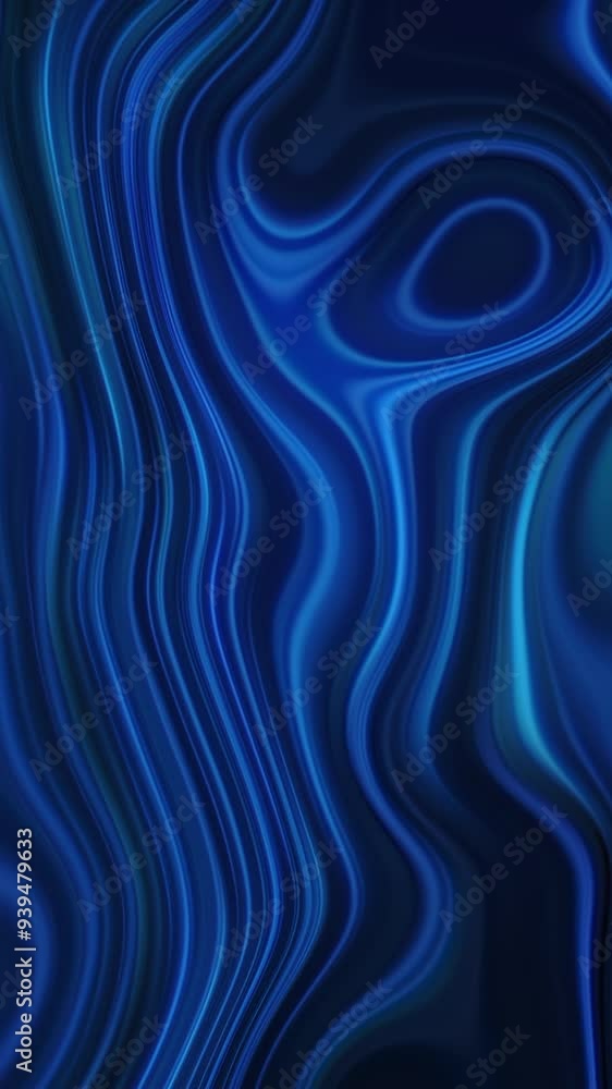 Poster background of pattern of curved and circular lines on black backdrop. motion. beautiful luminous lin