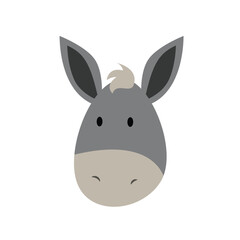 Donkey Head Vector Illustration Graphic Design
