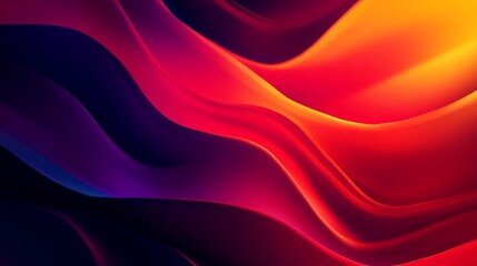 Obraz premium Smooth gradient backgrounds with vibrant colors blending seamlessly, creating a modern and visually appealing abstract design, perfect for contemporary visuals