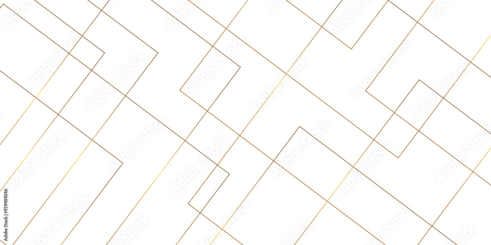 Poster modern minimal and clean white gold background with realistic line wave geometric circle shape, abst
