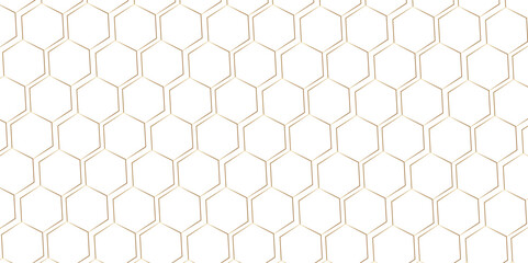 Abstract pattern with hexagonal white and gray technology line paper background. Hexagonal 3d vector grid tile and mosaic structure simple style hexagonal graphic concept. Futuristic surface design.	
