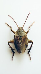 Fototapeta premium insect, macro, isolated, nature, animal, bug, white, fly, closeup, mosquito, pest, winter, close-up, close up, wasp, green, grasshopper, brown, small, butterfly, wildlife, wings, detail, leaf, wing