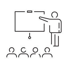 Editable vector pack of analysis line icons. Business and data or finance chart report. Signs analysis thin line icon