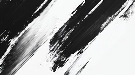 Minimalist abstract background with monochrome brush strokes, modern and clean design