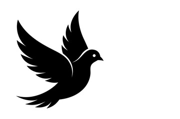 Fototapeta premium Dove silhouette 