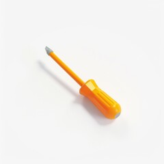 screwdriver in 3D style on a white background
