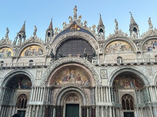Fototapeta premium Detail of Saint Mark Cathedral in Venice