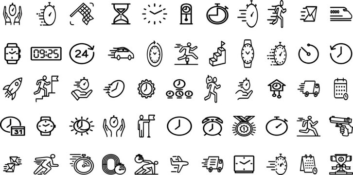 SPEED EDITABLE ICON SET 