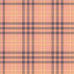 Tartan plaid checkered Scottish texture for fabrics print, textile and wallpaper. Seamless trending clothing pattern.