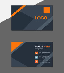 Creative Modern and professional Business card Vector Design
