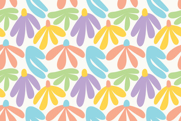 seamless floral pattern. vector illustration