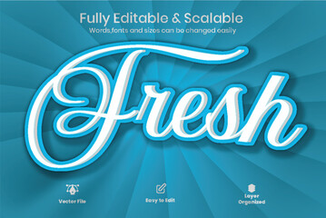 Free vector text effect.