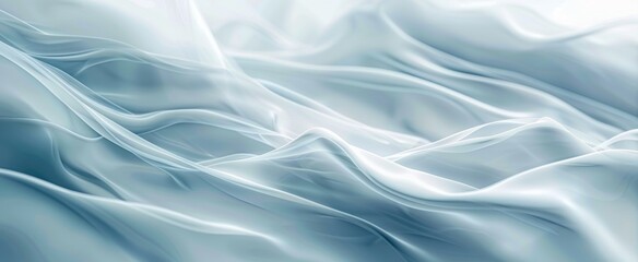 Obraz premium Abstract Blue and White Wavy Pattern